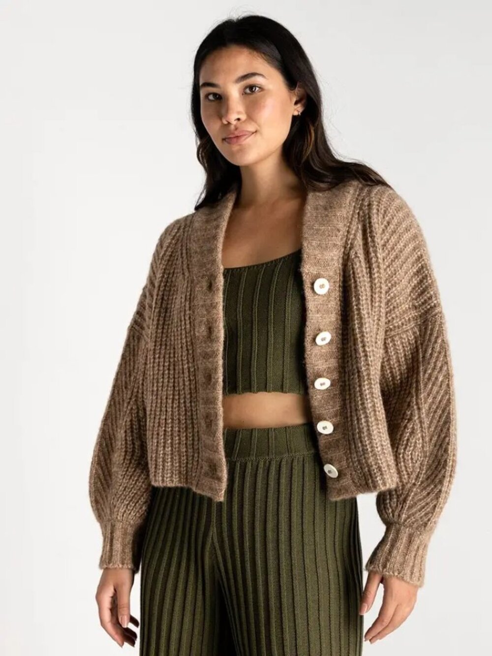 Cozy Heather Cardigan | XS-3X - Picture 3 of 7